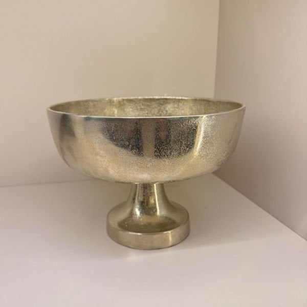 Gümüş Ayaklı Dekoratif Kase 24 cm