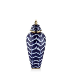 Luckyart Hazel Serisi Uzun Kapaklı Vazo Kucuk Boy 17x17x45 cm