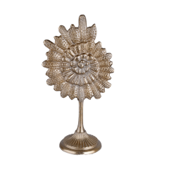 Luckyart Bronz Çiçek Dekor 56 Cm