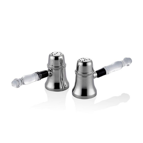 Lamadore Gümüş Tuzluk Ve Biberlik Seti 12,5x9x6,5 cm