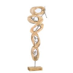 Vitale Naturel Tırmanan Dağcı Dekor 9*23*74 Cm