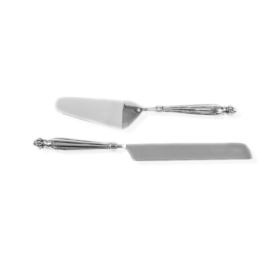 Amaze 2'li Kek Servis Seti Gümüş Renk