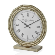 Est Yuvarlak Gold Masa Saati 41x41x43 cm