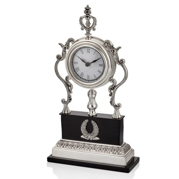 Mizone Silver Dekoratif Saat 23x9x42,5 cm