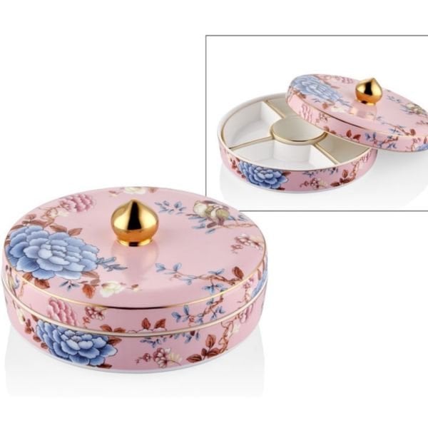 Floral Pink 7 Parça Kahvaltı Seti 20,5x8 cm