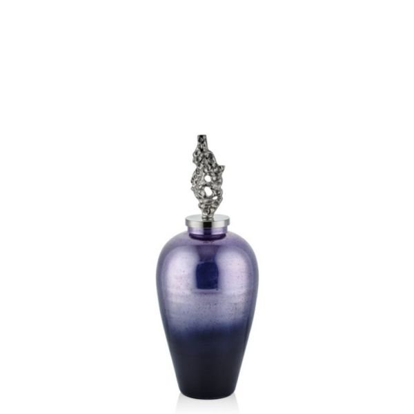 Dew Berry Kapaklı Küçük Mor Küp