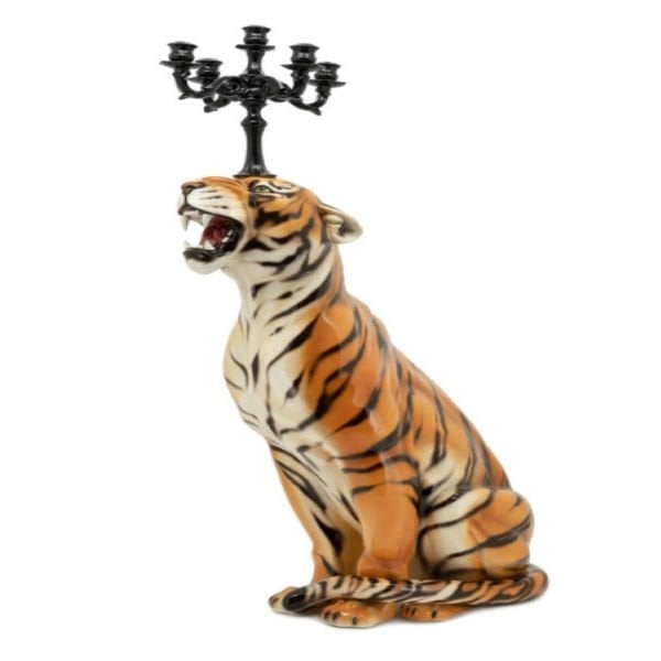 Lamedore Tiger Renkli Şamdan