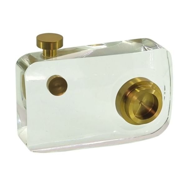 Dekoratif Kristal Fotoğraf Makinası Büyük Boy