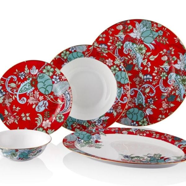 Scarlet 27 Parça Yemek Takımı