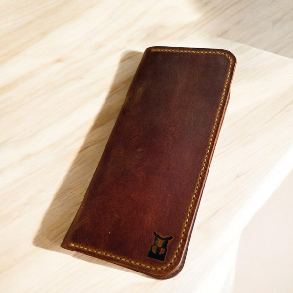 Vertis | Slim Dikey Cüzdan - Camel