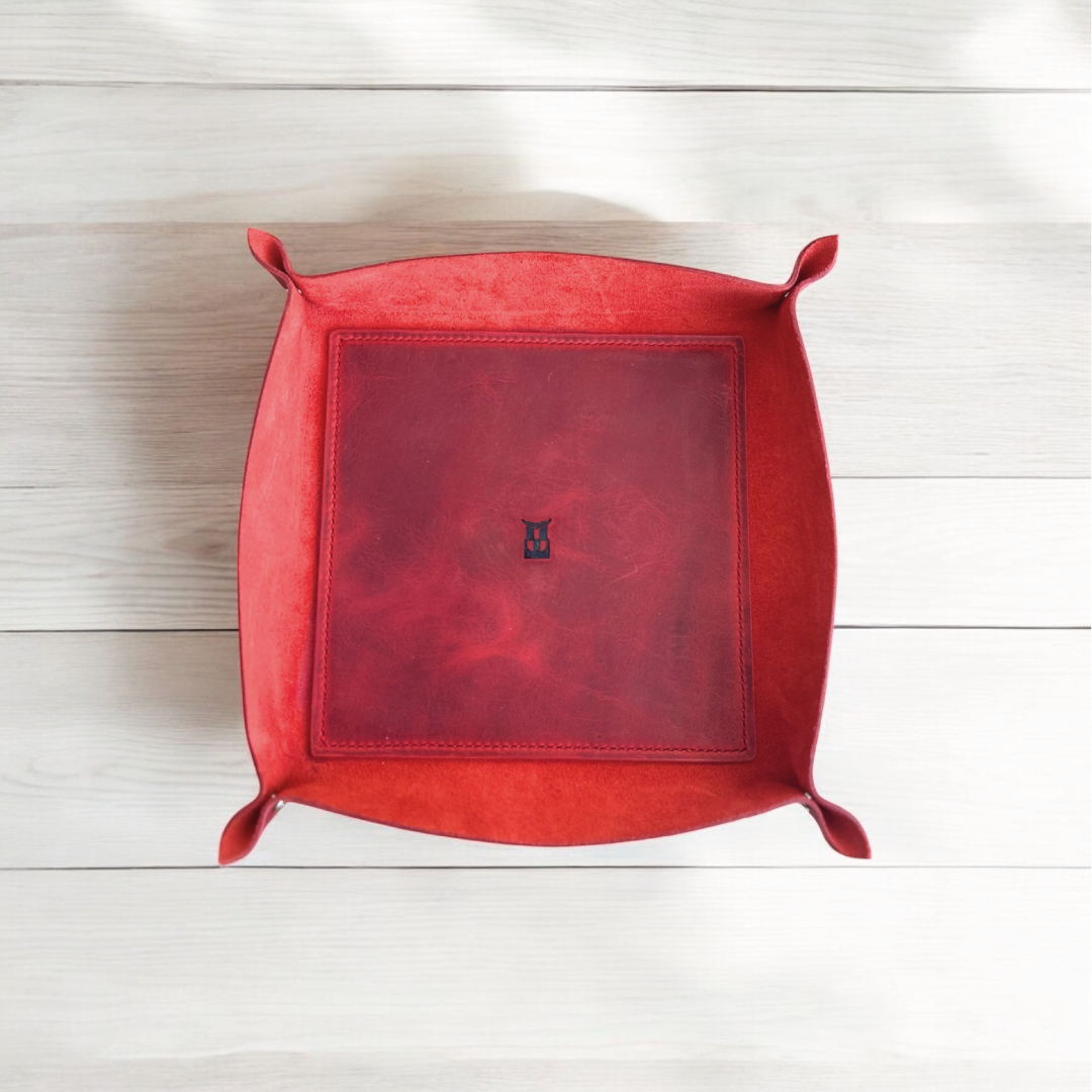 Catchbowl | Deri Organizer - Kırmızı