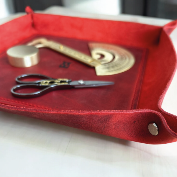 Catchbowl | Deri Organizer - Kırmızı