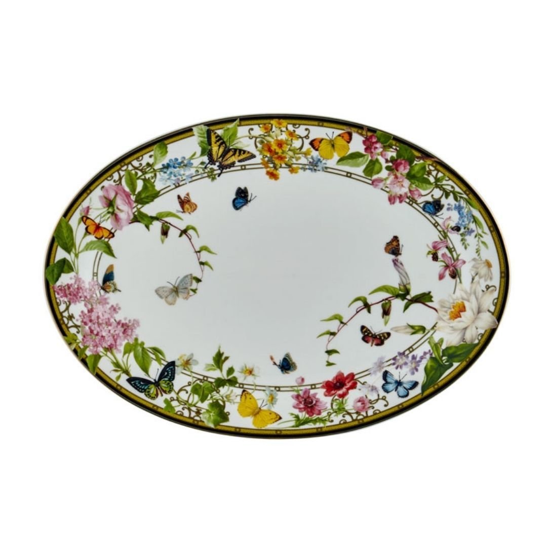 Joy Carmen Muse Garden Büyük Boy Kayık Tabak