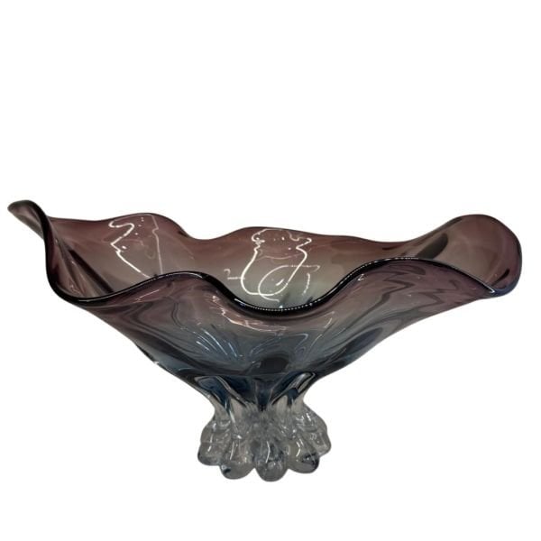 Luckyart  Pembe Mavi Çukur Tabak