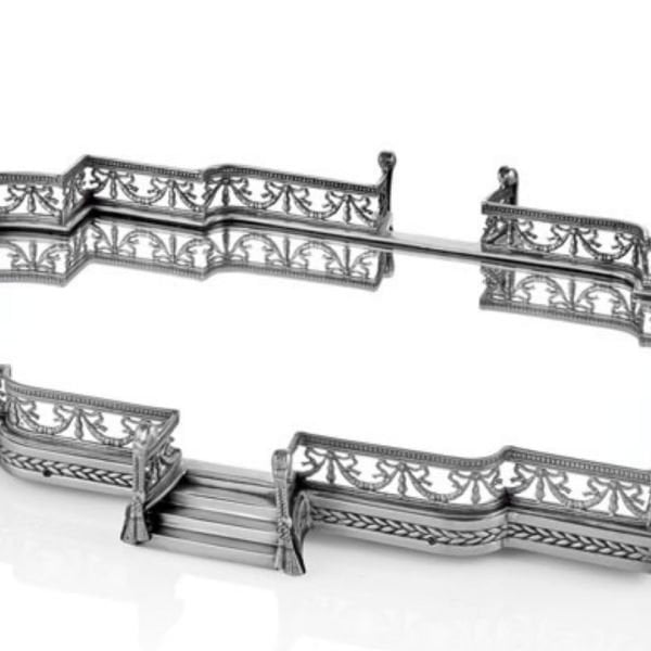 Lamedore Merdivenli Gümüş Ayna Taban Jardinyer 70 cm