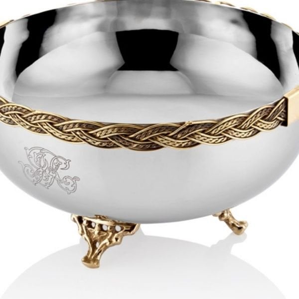 La'medore Black Pearl Halatlı Geniş Küçük Boy Kase 18 cm