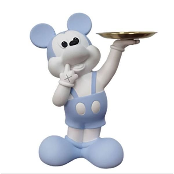 Mıckey Mouse Acık Mavı Garson Dekoratif Obje