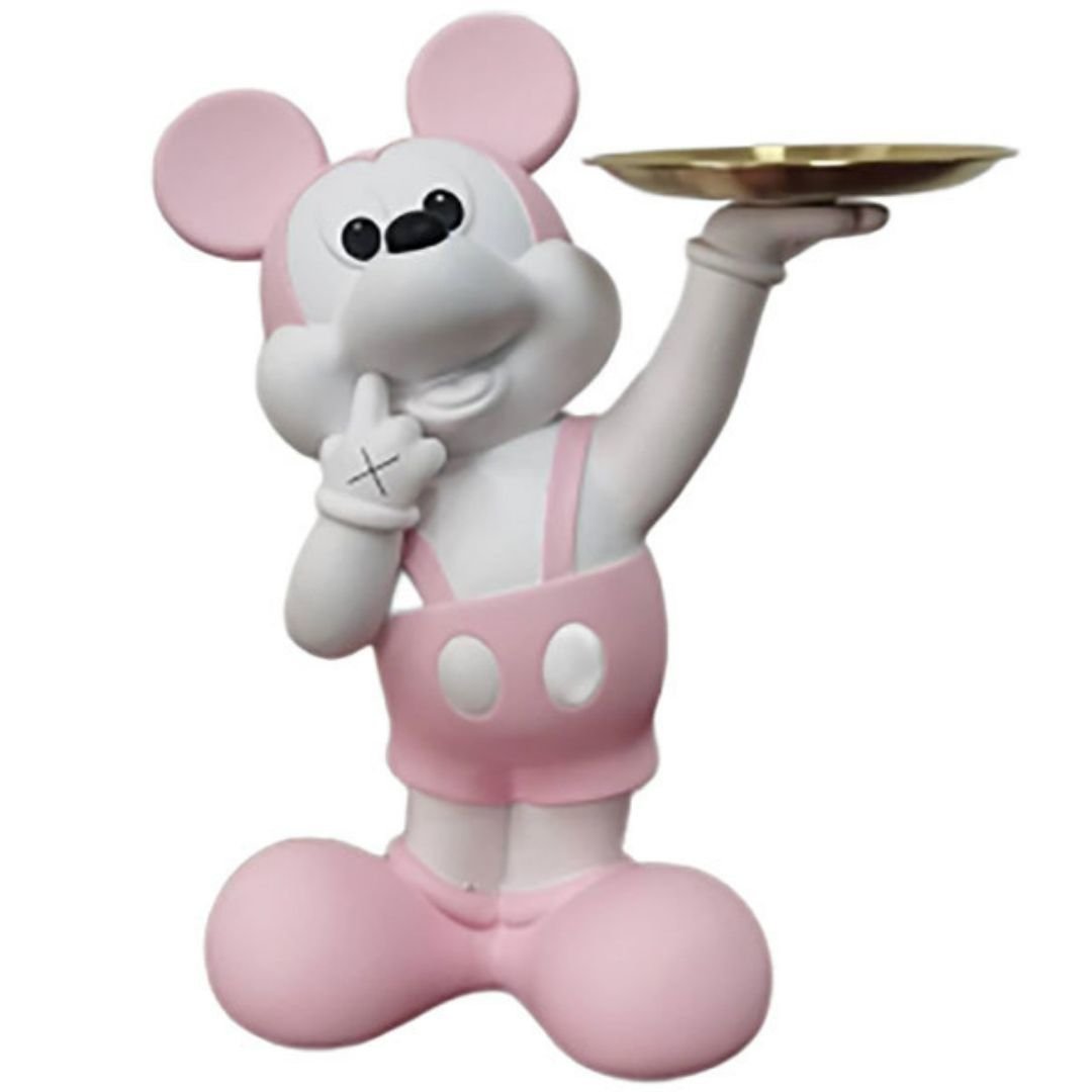 Mıckey Mouse Pembe Garson Dekoratif Obje
