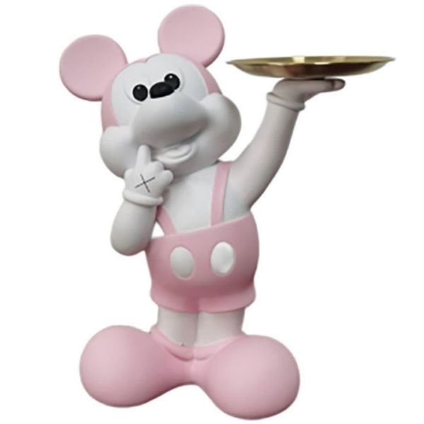 Mıckey Mouse Pembe Garson Dekoratif Obje