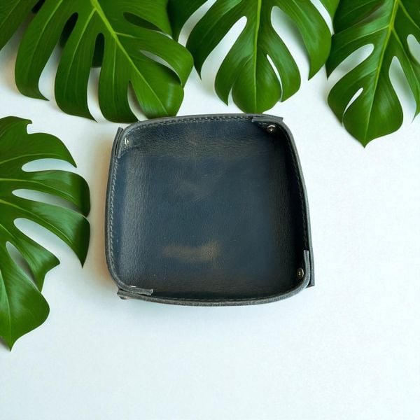 Valtray | Hakiki Deri Organizer - Oliv