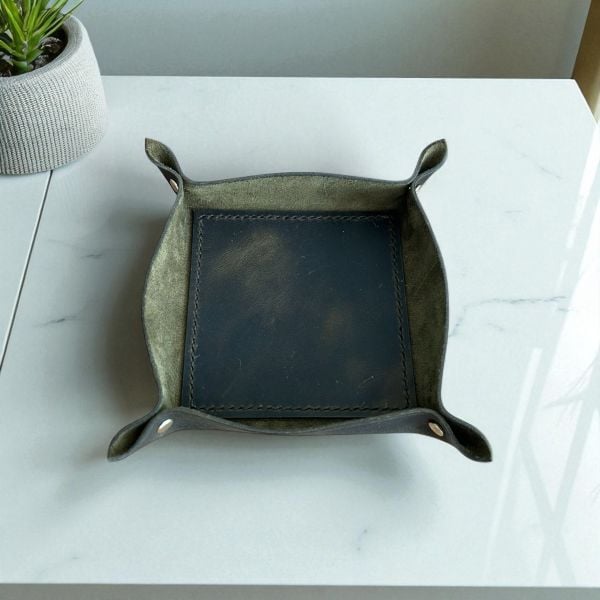 Catchbowl | Deri Organizer - Oliv