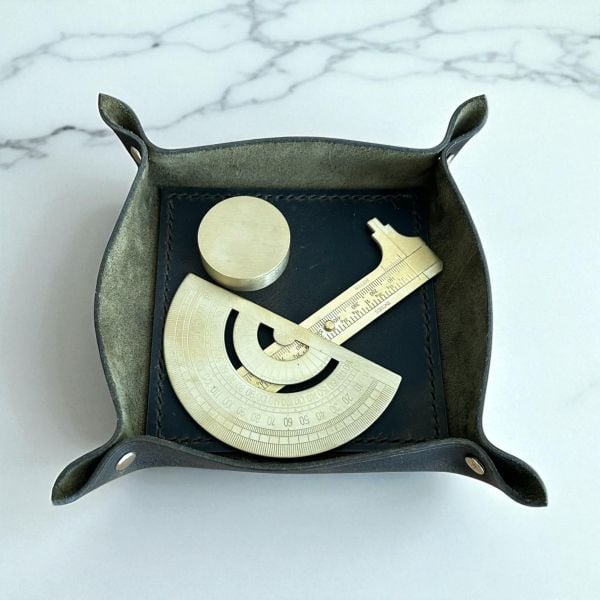 Catchbowl | Deri Organizer - Oliv