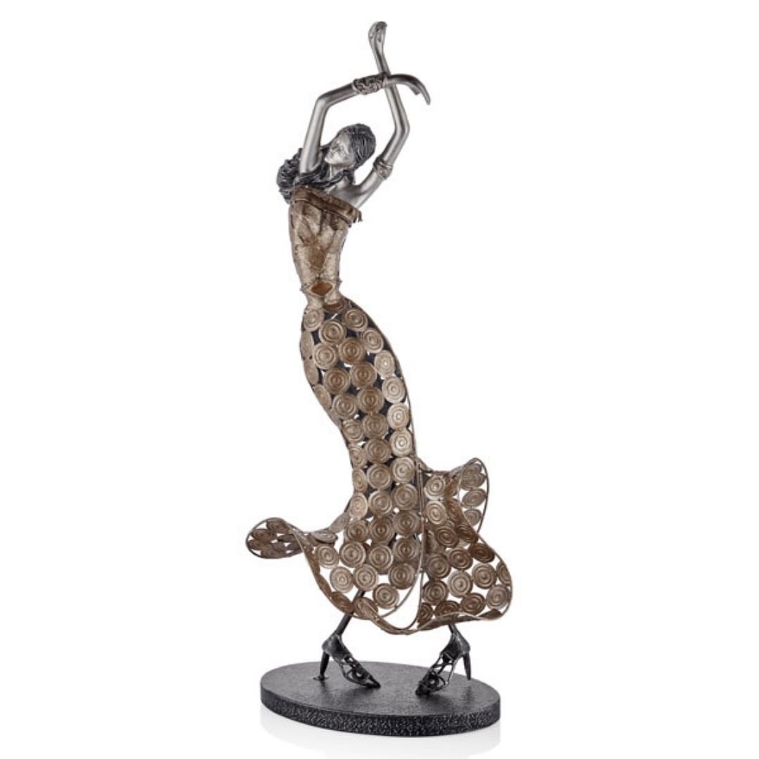 Flemingo Dansçı Kadın Dekoratif Obje