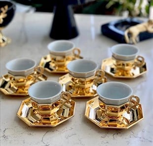 Paris Prinç Kahve Fincan Takımı