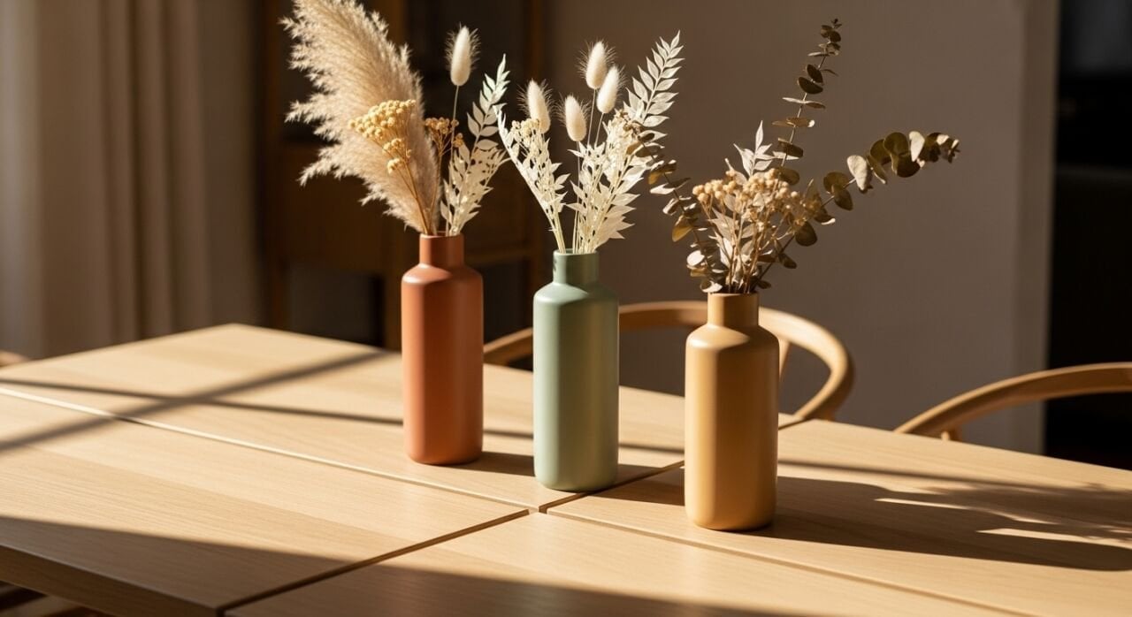 Dekoratif Vazolarla 2025’in Renk Trendlerini Evinize Taşıyın