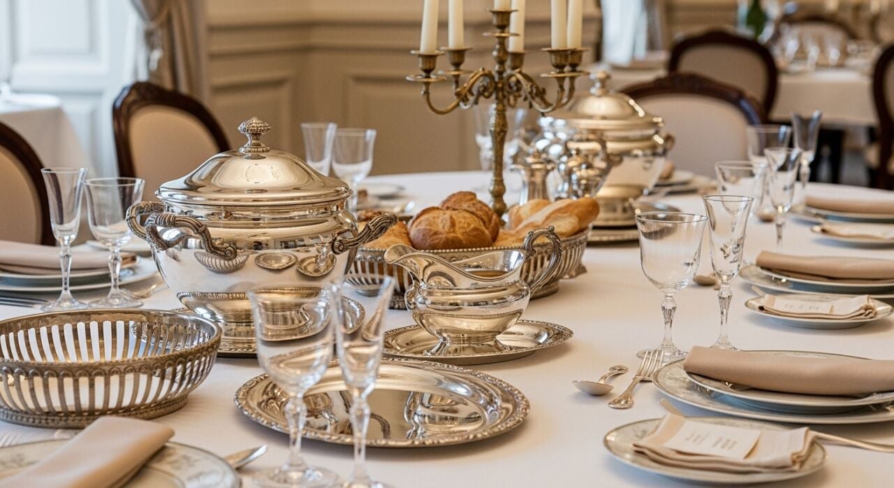 Klasik Sofralarda Modern Işıltı: Gümüş Kaplama Servis Ürünleri