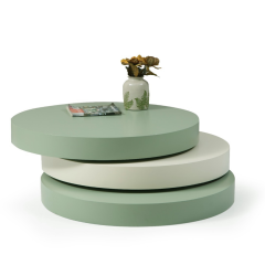 Triple Yuvarlak Orta Sehpa