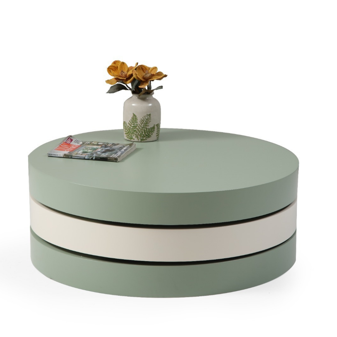 Triple Yuvarlak Orta Sehpa