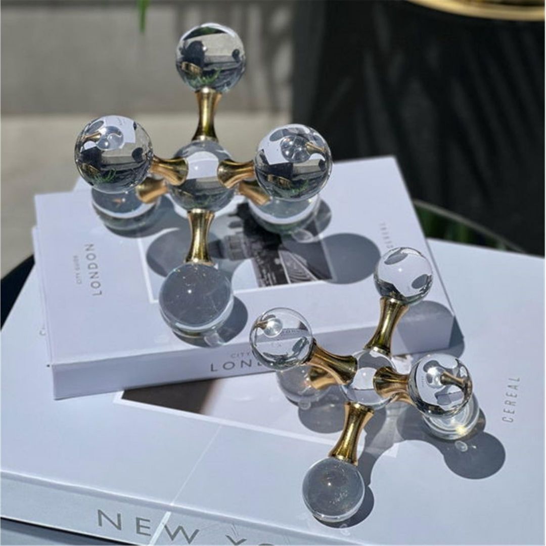 Cam Mini Moleküler 2'li Set Altın