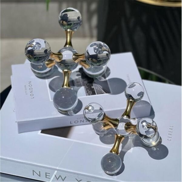 Cam Mini Moleküler 2'li Set Altın