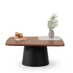 Bueno Beyaz Siyah Orta Sehpa