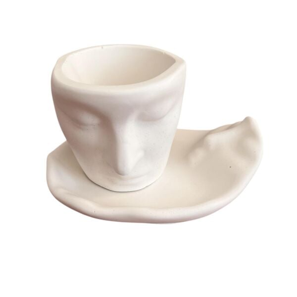 Denfix İnsan Suretli Bardak | Sıcak Beyaz