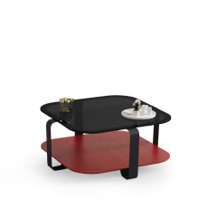 Royal Kare Orta Sehpa (KIRMIZI)