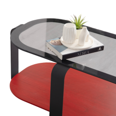 Royal Dikdörtgen Orta Sehpa (KIRMIZI)