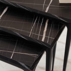 Santos Siyah Sonata Zigon Sehpa