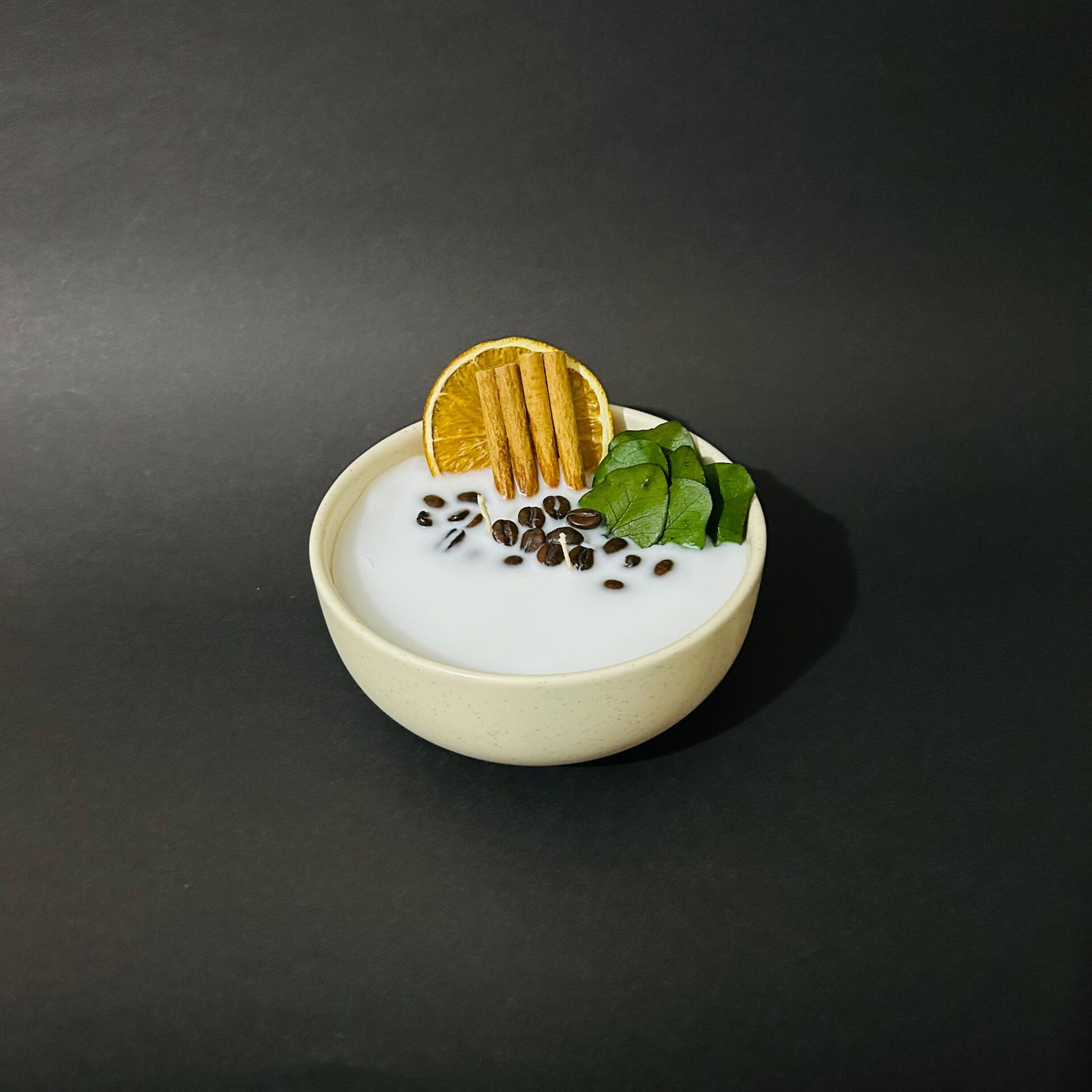 Dekoratif Doğal Kase Mum