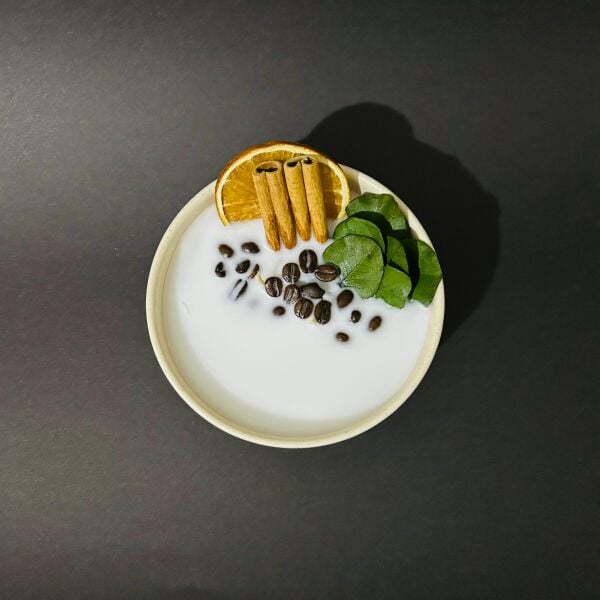 Dekoratif Doğal Kase Mum