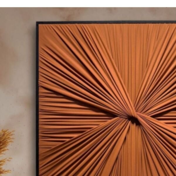 Ukyco El Yapmı Kumaş Tablo Kahve