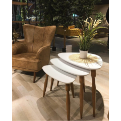 Ege Ekru Zigon Sehpa