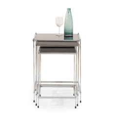 Arven Krom Zigon Sehpa