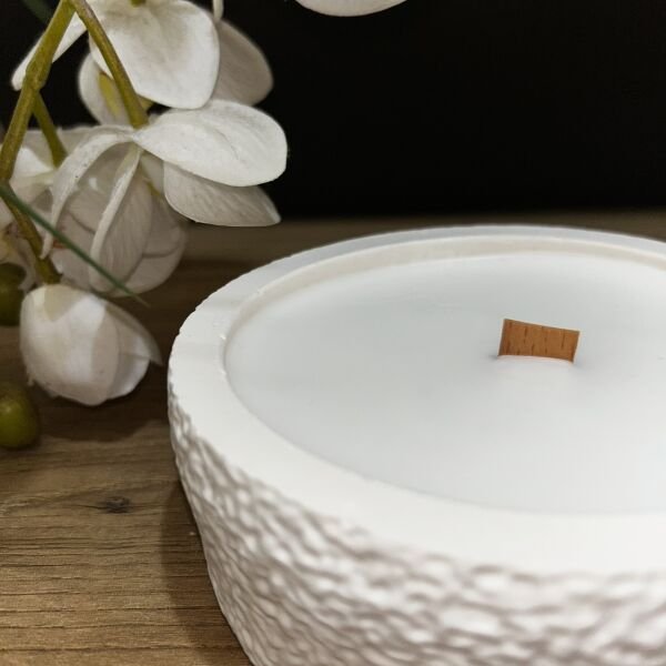 Geniş Kapaklı Dekoratif Mum