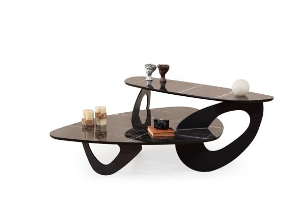 Solid Siyah  Orta Sehpa