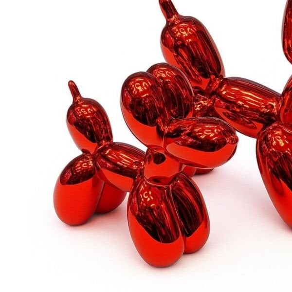 Balon Köpek İthal Kaws 2 li Parlak Kırmızı