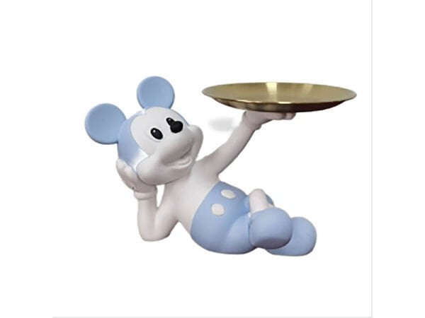 Mıckey Mause Mavi Gold Tepsili Garson