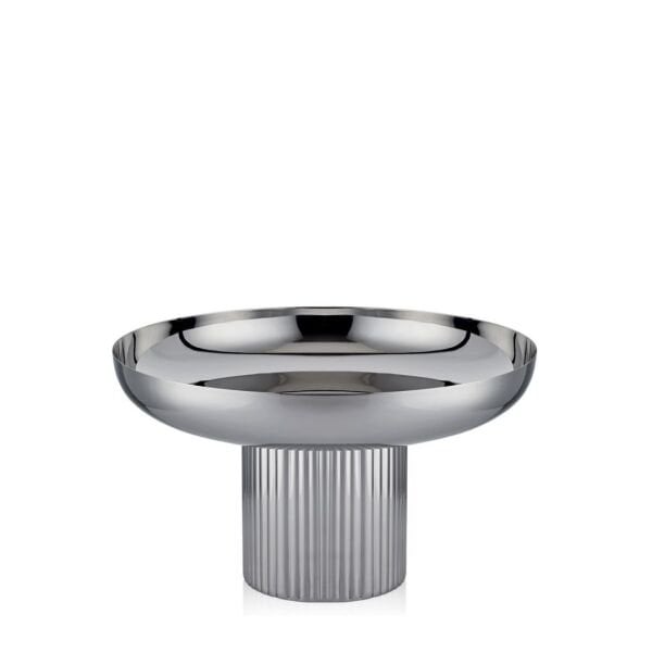 Lamadore Ayaklı Parlak Çelik  Orta Boy Kase 30 cm