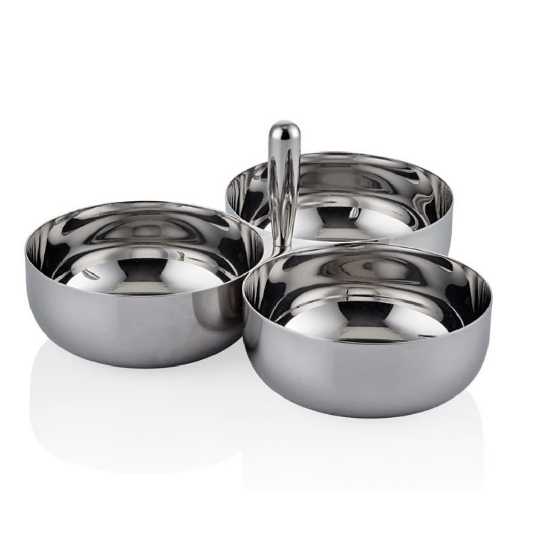 Lamadore Parlak Çelik Çerezlik 3 lü